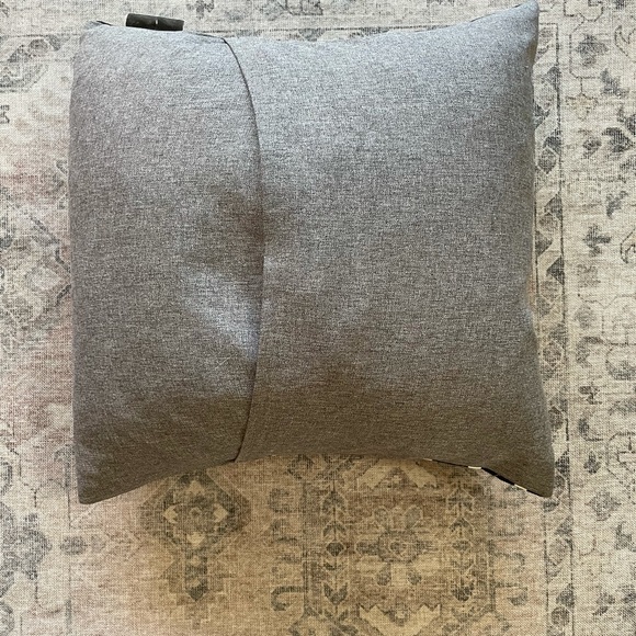 She’s Happy Design Co Black & White Accent Pillow - Picture 2 of 4